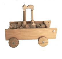 Pull along truck with wooden blocks EG700107 Egmont Toys 1