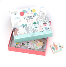 Wooden puzzle Getaway to Paris 24 pcs V7103 Vilac 1