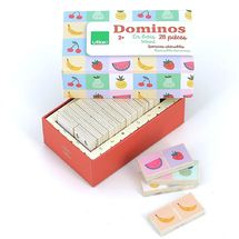 Wooden Fruit and Vegetable Dominoes V7120 Vilac 1