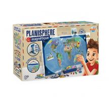 Magnetic World Map BUK-7346 Buki France 1