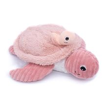 Plush Ptipotos tortoise mom baby pink DE73501 Les Déglingos 1