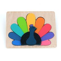 Wooden peacock puzzle Andy Westface V7413 Vilac 1