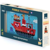 4D Transportation Puzzle Trubble V7639 Vilac 1