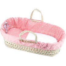 50 cm doll moses basket PE800080 Petitcollin 1