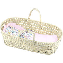 50 cm doll moses basket PE800118 Petitcollin 1