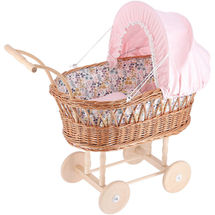 Wicker parm for doll up to 40 cm PE800123 Petitcollin 1