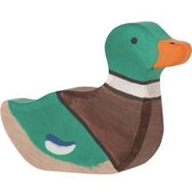 Drake, swimming figure HZ-80022 Holztiger 1