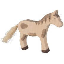 Standing horse figure HZ-80037 Holztiger 1