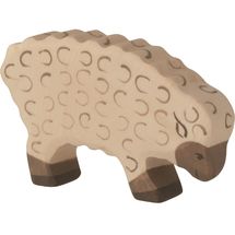 Sheep, eating figure HZ-80072 Holztiger 1