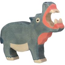 Hippopotamus figure HZ-80160 Holztiger 1