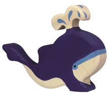 Blue whale figure HZ-80195 Holztiger 1