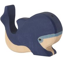 Blue whale figure HZ-80196 Holztiger 1
