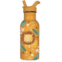 Stainless steel bottle 500 ml - Chompy the lion SJ-SB1082 Sassi Junior 1