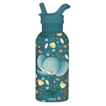 Stainless steel bottle 350 ml - Chewy the elephant SJ-SB1136 Sassi Junior 1