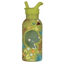 Stainless steel bottle 350 ml - Cracky the dinosaur SJ-SB1174 Sassi Junior 1