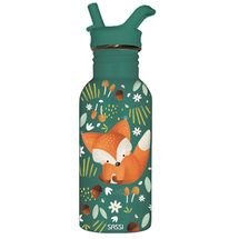 Stainless steel bottle 500 ml - Crunchy the fox SJ-SB2034 Sassi Junior 1