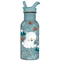 Stainless steel bottle 500 ml - Munchy the bear SJ-SB2041 Sassi Junior 1