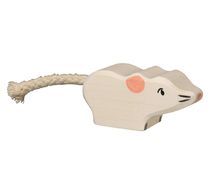 Mouse, white figure HZ-80541 Holztiger 1