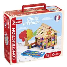 Wooden chalet to paint 85 pcs JJ8096 Jeujura 1