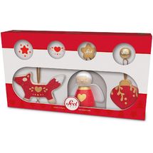 Red Christmas decoration set (3 pcs) SE83098 Sevi 1