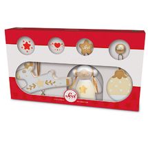 White Christmas decoration set (3 pcs) SE83099 Sevi 1