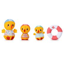 3 bath ducks learning to swim LI-83544 Lilliputiens 1