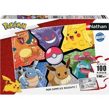 Puzzle Pikachu, Evoli and company 100 pcs N86188 Nathan 1
