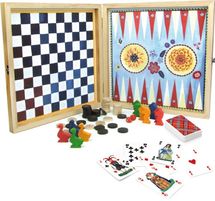 Set of classic games by Nathalie Lété V8635 Vilac 1
