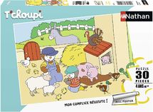 Puzzle T'choupi at the farm 30 pcs N863792 Nathan 1