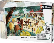 Puzzle Welcome to the equestrian center 60 pcs N866267 Nathan 1