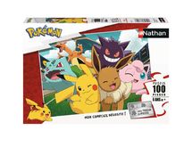 Puzzle Pikachu and Pokemon 100 pcs N867745 Nathan 1