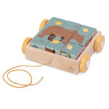 Cart with animals block puzzle SE87857 Sevi 1