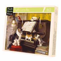 The Pianolesson by Ronner-Knip A1013-80 Puzzle Michele Wilson 1