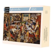 Village Lawyer by Brueghel A1031-650 Puzzle Michele Wilson 1