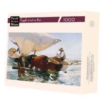 Return from fishing by Sorolla A1117-1000 Puzzle Michele Wilson 1