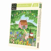 The Rosebud Cottage by Les Infusettes A1258-80 Puzzle Michele Wilson 1