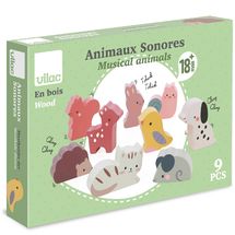 Wooden sound animals V7126 Vilac 1