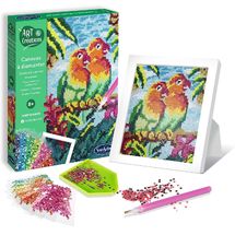 DIY Diamond canvas Lovebirds SS-20380 Sentosphère 1