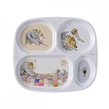 Plate tray with compartments Ernest and Célestine PJ-EC935R Petit Jour 1