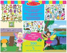 Reusable Sticker Pad - Fairies MD-18603 Melissa & Doug 1