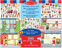 200 reusable stickers - My city MD-19114 Melissa & Doug 1