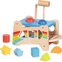 Hammer bench and sorting box with xylophone GK58304 Goki 1