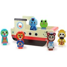Boat with animals sounds V7643 Vilac 1