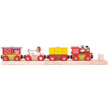 Farmyard Train BJT466 Bigjigs Toys 1