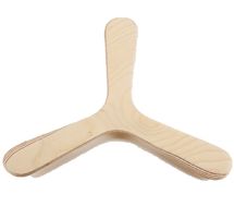 Wooden boomerang to decorate W-NATURE Wallaby Boomerangs 1