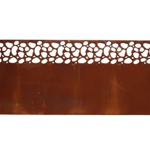 Lawn edging rust speckles rolled up ED-PS30 Esschert Design 1