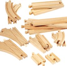 Rails flexibles pour train en bois / Extension Brio / Imaginarium / Thomas  / Lillabo / Melissa & Doug -  France