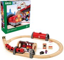 BRIO® WORLD Circuit de train de base transport de roches bois 33210