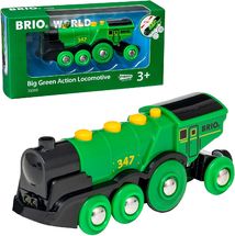 Green locomotive BR-33593 Brio 1