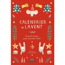 Red Advent Calendar - 24 little books SJ-5742 Sassi Junior 1